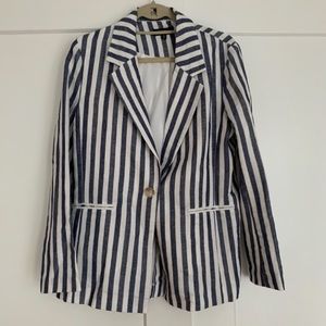 Saks cotton linen blazer worn once!